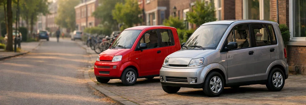 Canta kopen of leasen: compacte rijbewijsvrije alternatieven in Nederlandse straat
